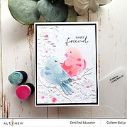 Loving Birds - 3D Embossing Folder, different perspective #2. Select this picture to zoom in