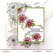 Floral Dahlia - Clear Stamp