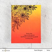 Floral Dahlia - Clear Stamp