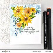 Floral Dahlia - Clear Stamp