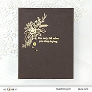 Floral Dahlia - Clear Stamp