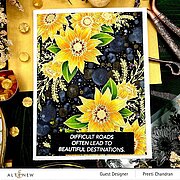 Floral Dahlia - Clear Stamp