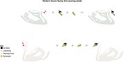 Modern Swans - Clear Stamp