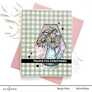 Paint-A-Flower - Chamomile Outline - Clear Stamp
