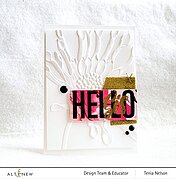Modern Hello - Clear Stamp Set
