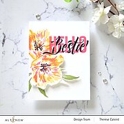 Modern Hello - Clear Stamp Set