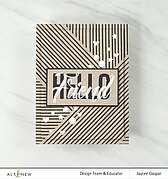 Modern Hello - Clear Stamp Set