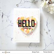 Modern Hello - Clear Stamp Set
