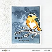 Bird of the Woods - Layering Stamp Set