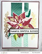 Dry Brush Poinsettia - Layering Stamp Set