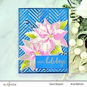 Dry Brush Poinsettia - Layering Stamp Set