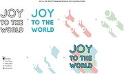 Joy to the World Typography - Layering Stamp Set