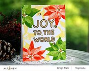 Joy to the World Typography - Layering Stamp Set