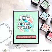 Joy to the World Typography - Layering Stamp Set