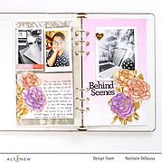 Paint-A-Flower - Rosa Floribunda Outline - Clear Stamp Set