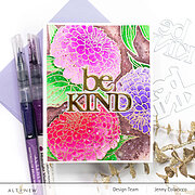 Paint-A-Flower Zinnia Magellan Rose Outline - Clear Stamp, different perspective #3. Select this picture to zoom in
