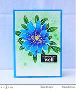 Paint-A-Flower - Wood Anemone Outline - Clear Stamp, different perspective #3. Select this picture to zoom in