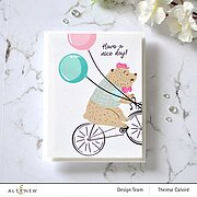 Alten Bear Riding By - Clear Stamp Set