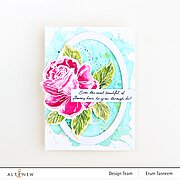 Darling Rose - Clear Photopolymer Stamp Set