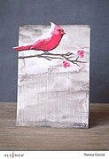 Winter Cardinal - Clear Stamp