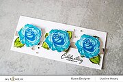 Build-A-Flower - Bellaroma Tea Rose - Stamp and Die Set