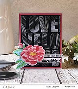 Marbled Bloom - Stamp and Die Set