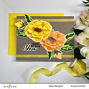 Marbled Bloom - Stamp and Die Set