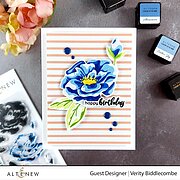 Marbled Bloom - Stamp and Die Set
