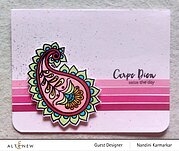 Painted Rainbow - Clear Stamp and Die