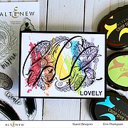 Painted Rainbow - Clear Stamp and Die