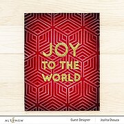 Joy to the World Typography - Layering Stamp and Die Set