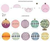Lovely Christmas Ornaments - Stamp and Die