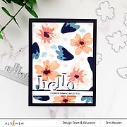 Tiny Sentiments Hello - Stamp and Die Set