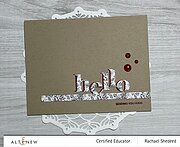 Tiny Sentiments Hello - Stamp and Die Set