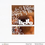 Tiny Sentiments Hello - Stamp and Die Set