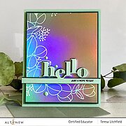Tiny Sentiments Hello - Stamp and Die Set