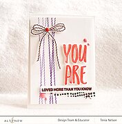 Tied with Love - Clear Stamp and Die Set