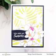Linear Life - Tropical Garden - Stamp And Die