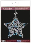 Lace Star - Bead Embroidery Kit, different perspective #2. Select this picture to zoom in