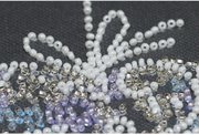 Lace Heart - Bead Embroidery Kit, different perspective #1. Select this picture to zoom in
