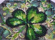 Lucky Kaleidoscope - Bead Embroidery Kit, different perspective #1. Select this picture to zoom in