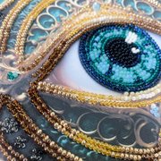 Gaze Alchemy - Bead Embroidery Kit, different perspective #1. Select this picture to zoom in