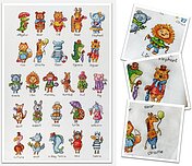 Animal Alphabet - Cross Stitch Pattern