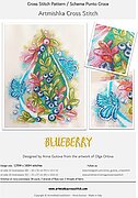 Blueberry - PDF Cross Stitch Pattern