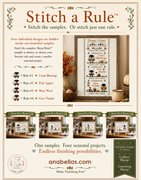 Monthly Ewe: Sheep Rules - Cross Stitch Pattern, different perspective #1. Select this picture to zoom in