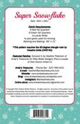 Super Snowflake - Quilt Pattern