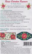 Rose Garden Runner - Quilt Pattern