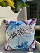 Leopard - Vibrant Colourway - Needlepoint / Tapestry Kits, different perspective #1. Select this picture to zoom in