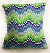 The Bargello Sisters Waves - Needlepoint / Tapestry Kits, different perspective #2. Select this picture to zoom in