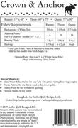 Crown And Anchor - Quilt Pattern